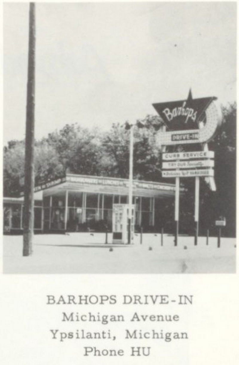 Barhops Drive-In - 1962 Lincoln High School Yearbook